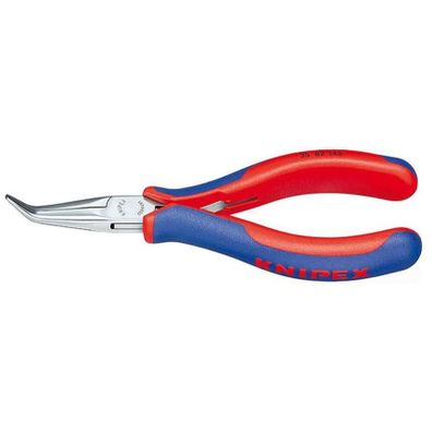 Elektronické montážne kliešte 145 mm KNIPEX 35 82 145 - leštená hlava, viaczložkové puzdrá