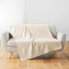 Krémový pléd 180x220 cm Lucile – douceur d'intérieur