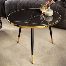 Dizajnový konferenčný stolík Laney 60 cm antracitový