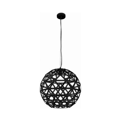 Luster na lanku FROZEN 1xE27/60W/230V pr. 50 cm čierna