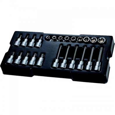 24-dielna súprava nástrčiek Torx v module Stanley STMT1-74176