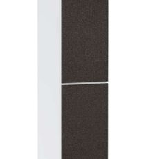 Hansgrohe Xevolos E - Vysoká skrinka, 40x176x36 cm, 2 dvierka, pánty vpravo, matná biela/textilná tmavá sivá 54221660