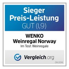 Stojan 12 fliaš vína z orechového dreva Wenko Norway