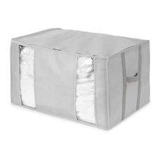 Vákuový/vystužený látkový úložný box na oblečenie 56x42x33 cm Granit – Compactor