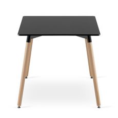 Jedálenský stôl ADRIA 120x80 cm - buk/čierna