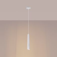 Sollux SL.1397 - Luster na lanku PRYSM 1xG9/8W/230V biela