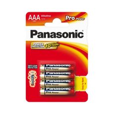 Panasonic - 4 ks Alkalická batéria AAA Pro Power 1,5V 1200 mAh