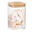 4Home Sklenená dóza na potraviny s vekom Bamboo, 950 ml, 950 ml