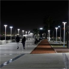 LED Solárna pouličná lampa so senzorom LUVIA LED/15W/3,2V 4000K IP54 5400 mAh + DO