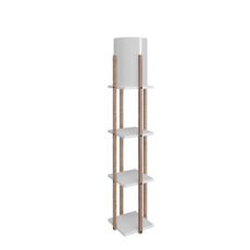 Opviq Stojacia lampa Nora 135 cm biela