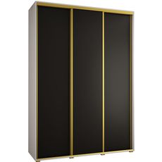 Skriňa 45 Canaris 1 190 biela/čierna/gold