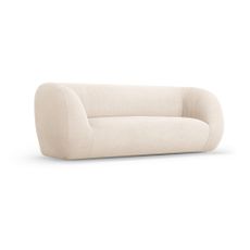 Krémová pohovka z textílie buklé 210 cm Essen – Cosmopolitan Design