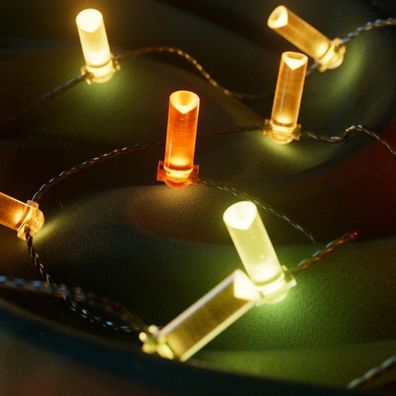 Twinkly TWKC100RGB-G - LED RGB Stmievateľný vianočná reťaz 100xLED 8 m USB Wi-Fi