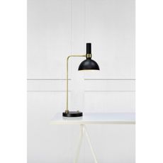 Markslöjd 106973 - Stmievateľná stolná lampa LARRY 1xE27/60W/230V čierna/zlatá