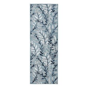 Flair Rugs koberce Behúň Plaza Willow Blue – na von aj na doma - 80x230 cm