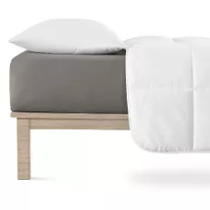 Tmavosivá napínacia plachta jersey 200x200 cm Boxspring – Andrea Simone