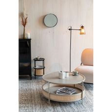 Okrúhly odkladací stolík ø 30 cm Makoto – White Label