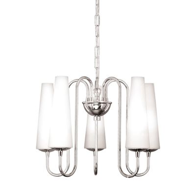Zuma Line 1128 - Luster na reťazi MAGNUM 5xE14/40W/230V lesklý chróm
