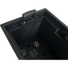 NABBI DUC400EW plastový balkónový kvetináč 39,5 cm sivý betón