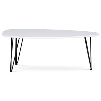 Odkladací stolík 120 x 67 cm, biela