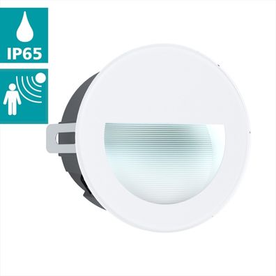 Eglo 99577 - LED Vonkajšie zápustné svietidlo ARACENA LED/2,5W/230V IP65 biela