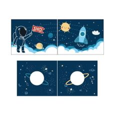 Detský záves k posteli 4 ks 195x75 cm Space Shuttle – Vipack