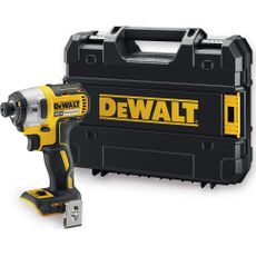 DCF887NT Aku bezuhlíkový rázový uťahovák s 3 převodovými stupni 18V XR bez baterie DeWALT + kufor