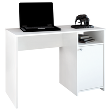 PC stôl, biela, DEDE