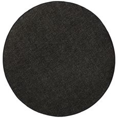 NORTHRUGS - Hanse Home koberce Kusový koberec Twin-Wendeteppiche 103096 black cream kruh – na von aj na doma - 140x140 (priemer) kruh cm