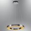 LED luster na lankách JESI LED/35W/230V 3000K priemer 60 cm strieborný