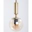 Žlté/v zlatej farbe závesné svietidlo so skleneným tienidlom ø 15 cm Hector – Squid Lighting
