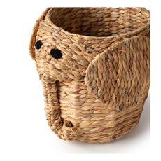 Detský kôš na hračky z vodného hyacintu v prírodnej farbe ø 30x35 cm Elephant – Compactor