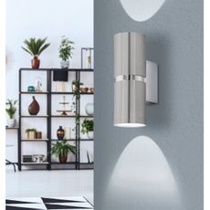 Eglo 96261 - LED Nástenné svietidlo PASSA 2xGU10/3.3W/230V guľaté