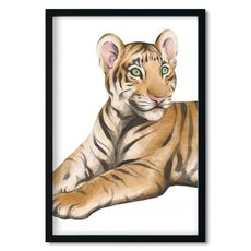 Pastelowe Love Plagát TIGER do detskej izby Zvoľte rozmer: 30 x 40 cm