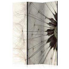 Paraván White Dandelion Dekorhome 135x172 cm (3-dielny)