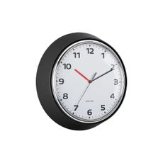 Karlsson 6006BK dizajnové nástenné hodiny čierna, pr. 34 cm