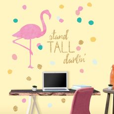 York Wallcoverings Samolepiaci nápis na stenu PLAMENIAK