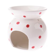 Porcelánová aromalampa Abuela biela, 9,8 x 12,5 cm