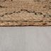 Flair Rugs koberce Kusový koberec Printed Jute Rowen Natural/Black - 80x150 cm