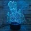 3Dmix 3DL-DRGB039 – 3D LED nočná lampa - Groot (Grút) (Dual RGB)