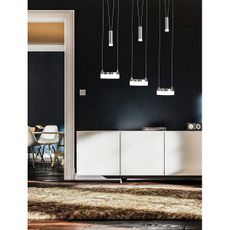 Wofi 7263.06.54.6000 - LED Stmievateľný luster na lanku 3xLED/7,5W/230V + 3xLED/1W
