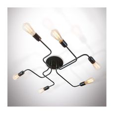 Prisadený luster ELECTRICO 6xE27/40W/230V 76 cm