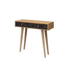 Hanah Home Príborník Illas 80 cm hnedá/čierna