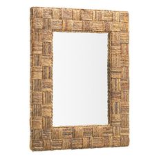 Estila Štýlové zrkadlo RATTAN 100x80cm