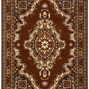 Alfa Carpets  Kusový koberec TEHERAN T-102 brown - 160x230 cm