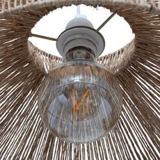 Atmosphera - Luster na lanku ZELIA 1xE27/40W/230V juta