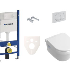 Cenovo zvýhodnený závesný WC set Geberit + WC Villeroy & Boch Omnia Architectura SIKOGES5B0