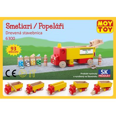Drevená stavebnica Smetiari Moy Toy