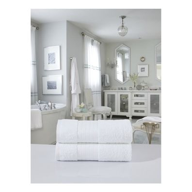 Biele froté bavlnené osušky v súprave 2 ks 70x140 cm – Good Morning