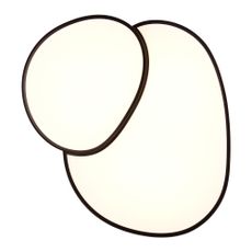 Čierne LED stropné svietidlo 63.5x77 cm Rise – Trio